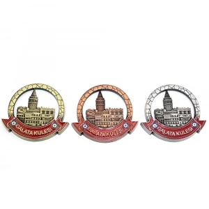 İstanbul Temalı Metal Magnet