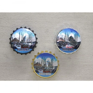 İstanbul Temalı Metal Magnet