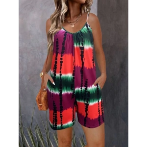 MDB Kadın Ip Askılı Yuvarlak Yaka Cepli Kısa şort Süprem Takım