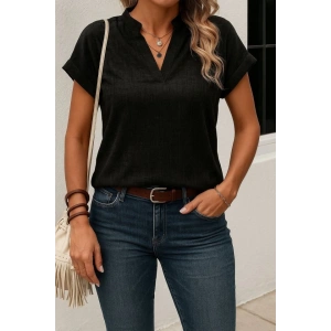 MDB Kadın Kısa Kollu Hakim Yaka Sofya Bluz