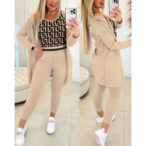 MDB Kadın Uzun Kollu Krep üçlü Takım