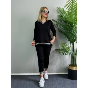 MDB Kadın Yeni Sezon Uzun Kollu Ribana Detay Ikili Takım