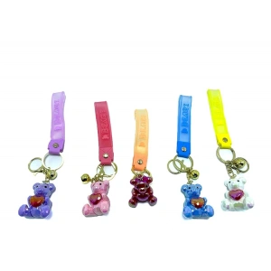 MDB Kalpli Ayıcık Silikon Anahtarlık