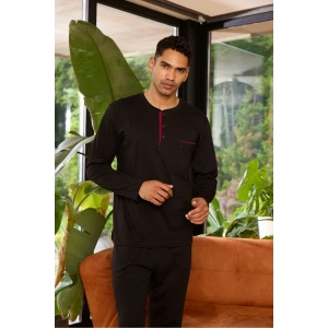 MDB Kocabey 9250 Erkek Midi Yaka Pijama Takım