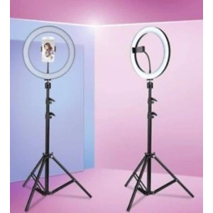 Kuaför Makyaj Çekimleri Selfie Işığı Sürekli 14 inç Işık 2m Stand