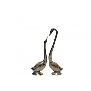 Kuğu 2li Set Biblo Dekoratif Hediyelik