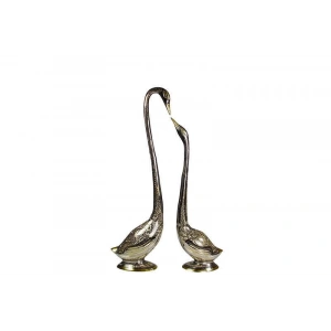 Kuğu 2li Set Biblo Dekoratif Hediyelik