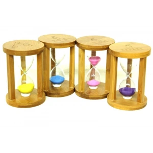 Kum Saati Ahşap 5 Dk Dekoratif Hediyelik