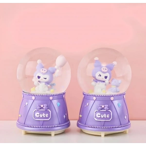 MDB Kuromi Işıklı Müzikli Kar Küresi Orta Boy Model 3