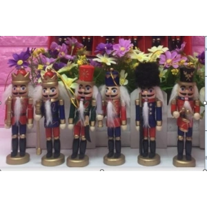 KURŞUN ASKER AHŞAP DEKORATİF EŞYA (6lı SET 13CM)