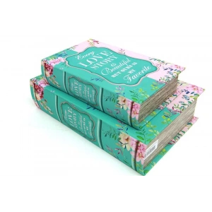Kutu Kitap Love Story 2li Set Kitap Kutusu Dekoratif Hediyelik