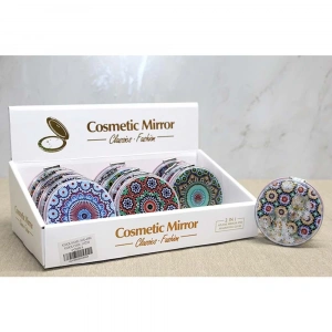 Mandala Desenli Hareketli Sulu El Aynası