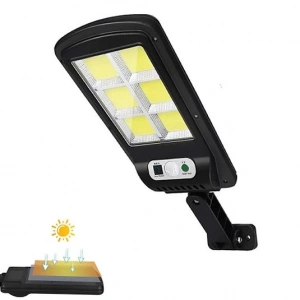 MDB 120 Ledli Kumandalı Solar Sokak Lambası Bahçe Aydınlatma S-36