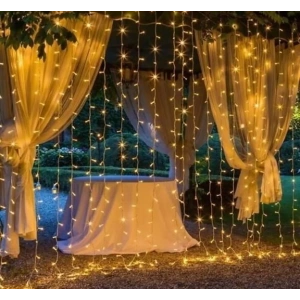 MDB 3x3 Perde Led 300 Adet Ledli Gün Işığı 8 Mod Eklemeli PL-10