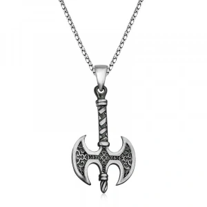 MDB 925 Ayar Gümüş Balta Kolye