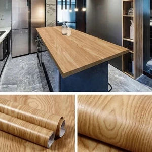 MDB Ahşap Görünümlü Duvar Kağıdı Kendinden Yapışkanlı 5 metre