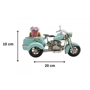 MDB Dekoratif Metal 3 Tekerlekli Motorsiklet