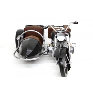 MDB Dekoratif Metal Motosiklet Sepetli