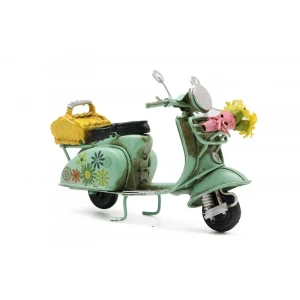 MDB Dekoratif Metal Scooter Önü Sepetli