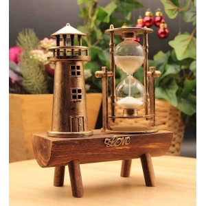 MDB Deniz Feneri Tasarımlı Kum Saati Dekor Hediyelik S-13