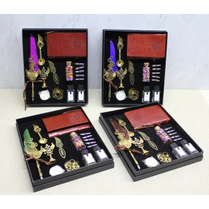 MDB Deri Defterli Divit Hokka Ve Mühür Seti Model 2