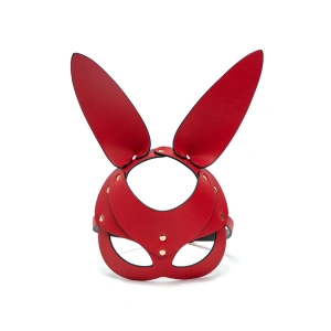MDB Deri Tavşan Maske Kırmızı