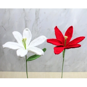 MDB El Örgüsü Zambak Çiçeği