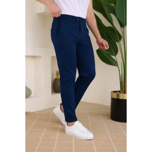 MDB Erkek Slim Fit Likralı Bilek Boy Dilli Kumaş Pantolon