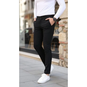MDB Erkek Slim Fit Likralı Gabardin Pantolon