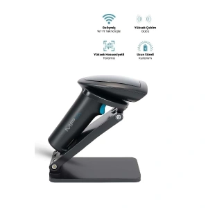 MDB Kablosuz Standlı 1D/2D Barkod & Karekod Okuyucu