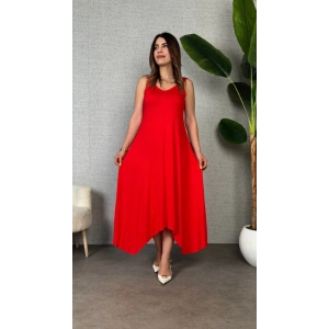 MDB Kadın Omuz Askılı Toka Detay axi Boy Elbise