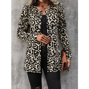 MDB Kadın Uzun Kollu Alın Omuz önü Açık şardonlu Dalgıç Ceket