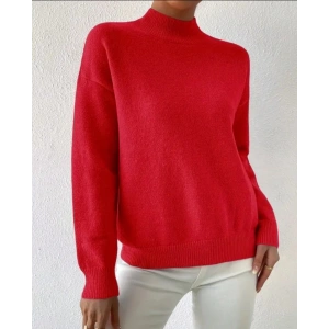 MDB Kadın Uzun Kollu Balıkçı Yaka Triko Bluz