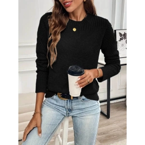 MDB Kadın Uzun Kollu Bisiklet Yaka Triko Bluz