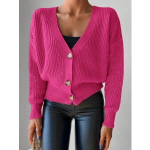 MDB Kadın Uzun Kollu Düğme Detay Triko Bluz