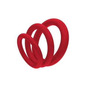 MDB Kırmızı Penis Halkası Seti 3 Boy