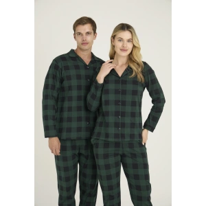 MDB Kocabey 9209-K Kadın Apaj Yaka Pijama Takım