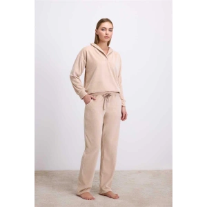 MDB MdbShop Modal Pamuklu Uzun Kollu Sweatshirt ve Pantolon Takımı