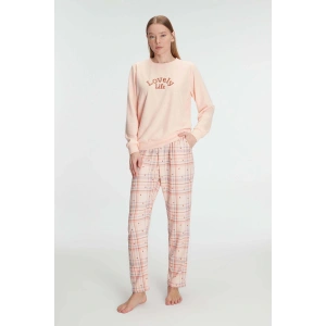 MDB MdbShop Pamuklu Kışlık Uzun Kol Kadın Pijama Takım