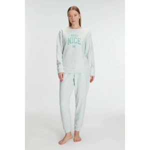 MDB MdbShop Uzun Kol Polar Pijama Takımı