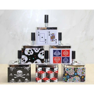 MDB Metal Renkli Basmalı Küllük