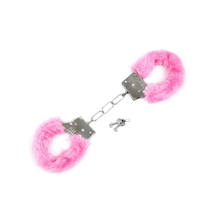 MDB Peluşlu Metal Fantezi Kelepçe Pembe