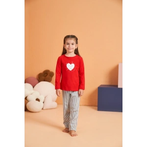 MDB Pjs 28063 Çocuk Sıfır Yaka Pijama Takımı