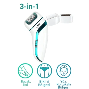 MDB Profesyonel 3 Başlıklı Epilasyon Aleti
