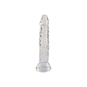 MDB Şeffaf Silikon Gerçekçi Dildo 14cm