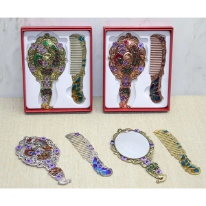 MDB Tavuskuşu Ayna Ve Tarak Seti Küçük Boy