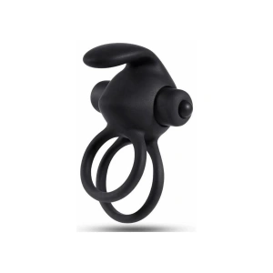 MDB Titreşimli Rabbit Penis Halkası Siyah