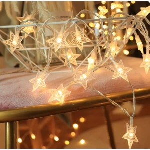 MDB Yıldız 10m 60 Led Gün Işığı Dekoratif Hediyelik