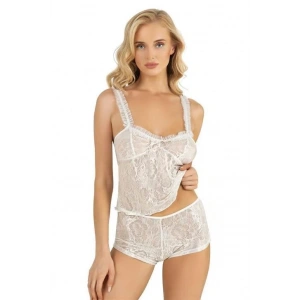 MDB MdbShop Ekru Saten Şort Takımı 9221