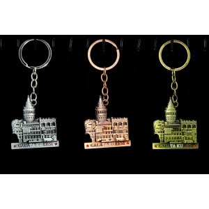 MDB Metal Galata Kulesi Anahtarlık Model 4